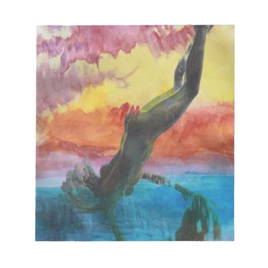 Das Mädchen Notizblock (Vorderseite)