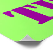 Das Mädchen Poster (Ecke)