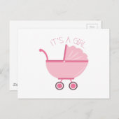 Das Mädchen Postkarte (Vorne/Hinten)