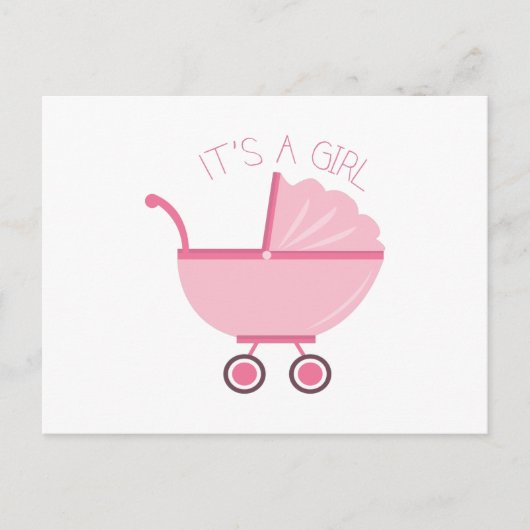 Das Mädchen Postkarte (Vorderseite)