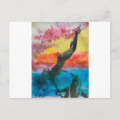 Das Mädchen Postkarte (Vorderseite)