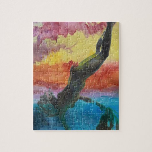Das Mädchen Puzzle (Vertikal)