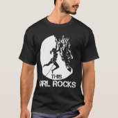 Das Mädchen Rocks Kletterkletterkletterkletter T-Shirt (Vorderseite)