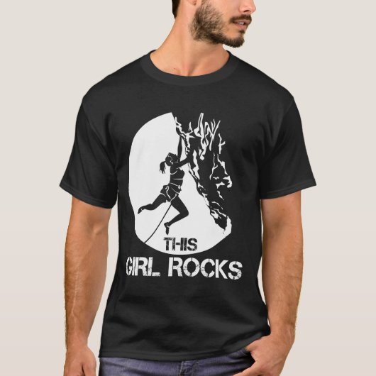 Das Mädchen Rocks Kletterkletterkletterkletter T-Shirt (Vorderseite)