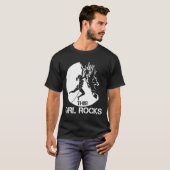 Das Mädchen Rocks Kletterkletterkletterkletter T-Shirt (Vorne ganz)