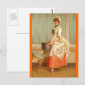 Das Mädchen - Soulacroix Postkarte (Vorne/Hinten)