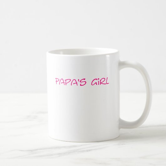 Das Mädchen-Tasse des Papas Kaffeetasse (Rechts)