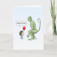Das Mädchen und der große grüne Goblin