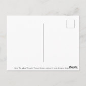 "Das Mädchen und die Spinne." Fantasie. Maman ist Postkarte (Rückseite)