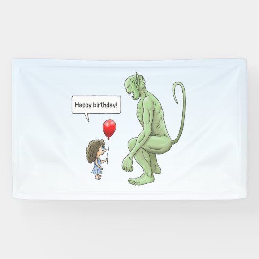 Das Mädchen und Goblin Banner (Horizontal)
