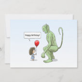 Das Mädchen und Goblin Karte (Vorderseite)