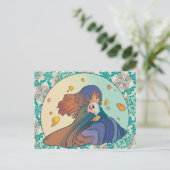 Das Mädchen und ihr Geist Postkarte (Stehend Vorderseite)
