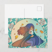 Das Mädchen und ihr Geist Postkarte (Vorne/Hinten)