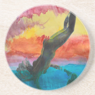 Das Mädchen Untersetzer