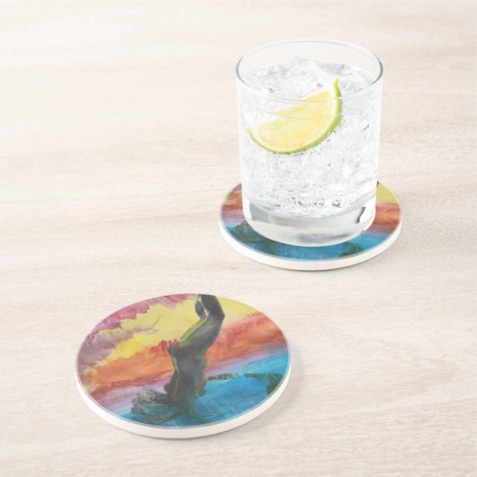 Das Mädchen Untersetzer (Seite)