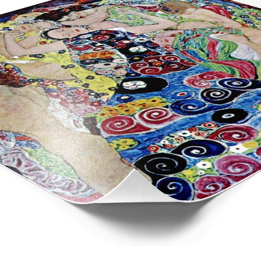 Das Mädchen von Gustav Klimt, Jugendstil, Deko,vi Fotodruck (Ecke)