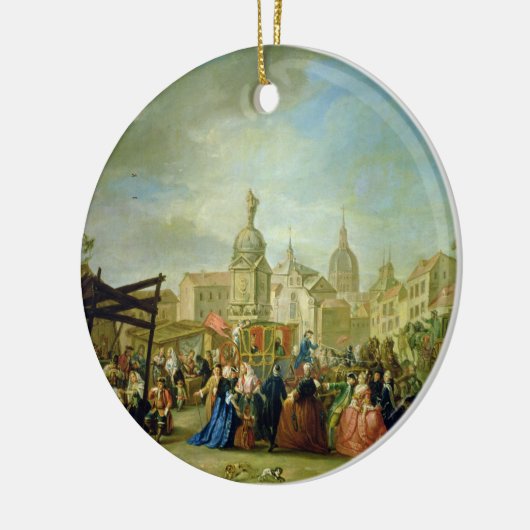 Das Madrid angemessen in der Piazza de la Cebeda Keramik Ornament (Links)