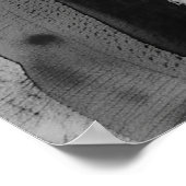 DAS MAGE Schwarz/Weiß Abstrakt-Hexerei-Portrait Poster (Ecke)