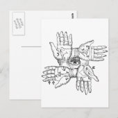 Das Magic Wheel Postkarte (Vorne/Hinten)