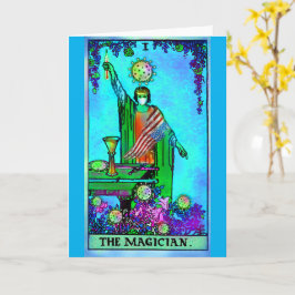Das Magician BLANK Coronavirus Art Tarot Karte