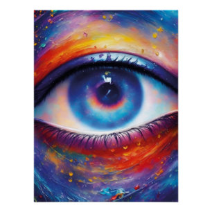 Das magische Auge – fantastisches Fantasy Motiv Poster