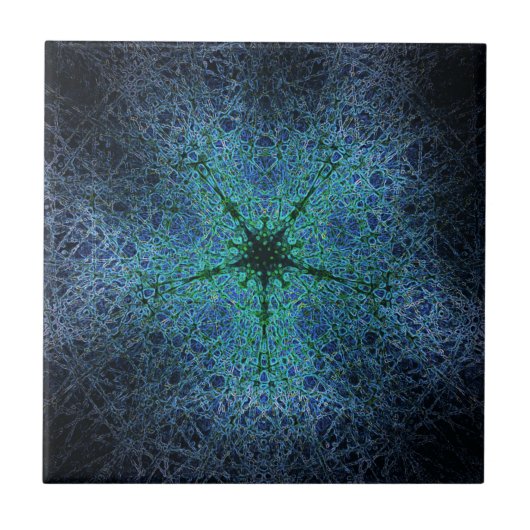 Das magische Design der Galaxien-Keramik Fliese (Vorderseite)