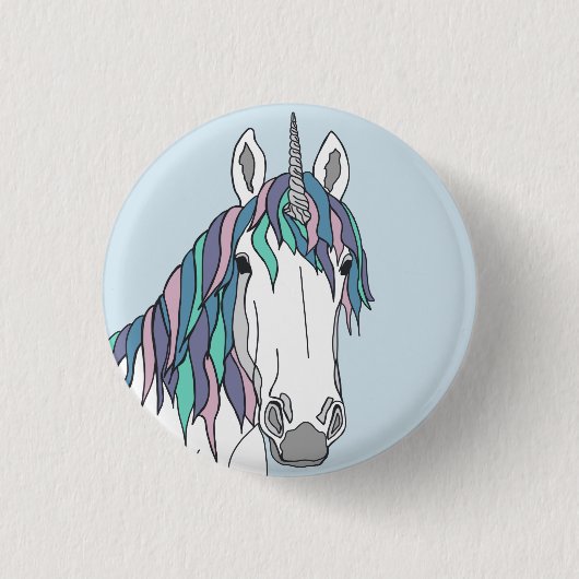 Das magische Einhorn Button (Vorderseite)