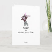 Das magische Geburtstagspferd Karte (Rückseite)