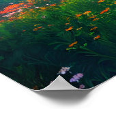 Das magische Glühen des Goldenen Trees Poster (Ecke)