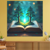  Das magische Märchenbuch    Leinwanddruck (Insitu (Wohnzimmer))