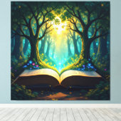 Das magische Märchenbuch Leinwanddruck (Insitu (Holzboden))