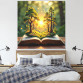  Das magische Märchenbuch    Leinwanddruck (Insitu (Schlafzimmer))