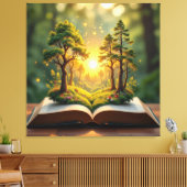  Das magische Märchenbuch    Leinwanddruck (Insitu (Wohnzimmer))