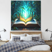  Das magische Märchenbuch    Leinwanddruck (Insitu (Schlafzimmer))