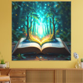  Das magische Märchenbuch    Leinwanddruck (Insitu (Wohnzimmer))
