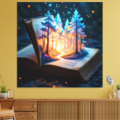  Das magische Märchenbuch    Leinwanddruck (Insitu (Wohnzimmer))