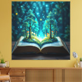  Das magische Märchenbuch    Leinwanddruck (Insitu (Wohnzimmer))