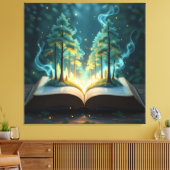  Das magische Märchenbuch    Leinwanddruck (Insitu (Wohnzimmer))