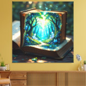  Das magische Märchenbuch    Leinwanddruck (Insitu (Wohnzimmer))