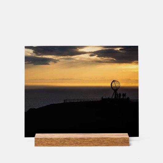 Das magische Nordkap Acrylschild (Vorderseite)