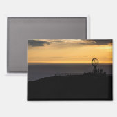 Das magische Nordkap Magnet (Vorderseite/Rückseite)