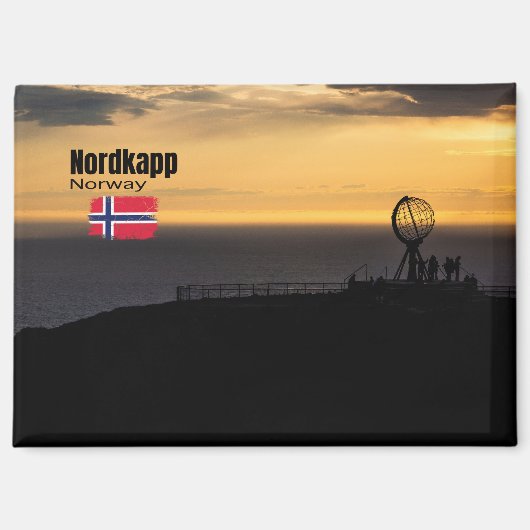 Das magische Nordkapp Magnet (Vorderseite)