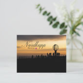 Das magische Nordkapp Postkarte (Stehend Vorderseite)
