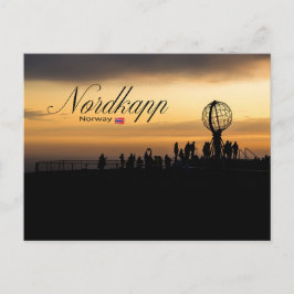Das magische Nordkapp Postkarte