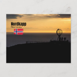 Das magische Nordkapp Postkarte