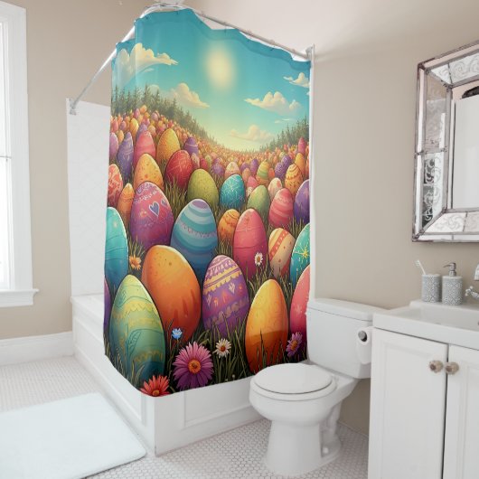 Das magische Östland Duschvorhang (Beispiel)