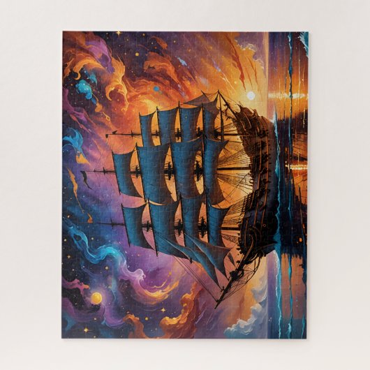 Das magische Schiff Puzzle (Vertikal)