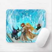 Das magische Zaubermauspad der Schneekönigin Mousepad (Mit Mouse)