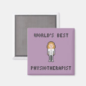 Das Magnet der besten Physiotherapeutin der Welt (Vorderseite/Rückseite)