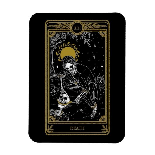 Das Magnet der Death Card Tarot (Vertikal)
